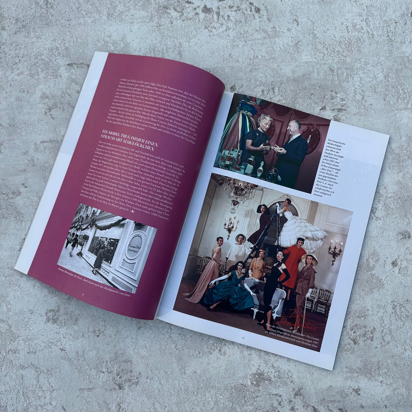 FASHION STORIES MAGAZINE „CHRISTIAN DIOR“