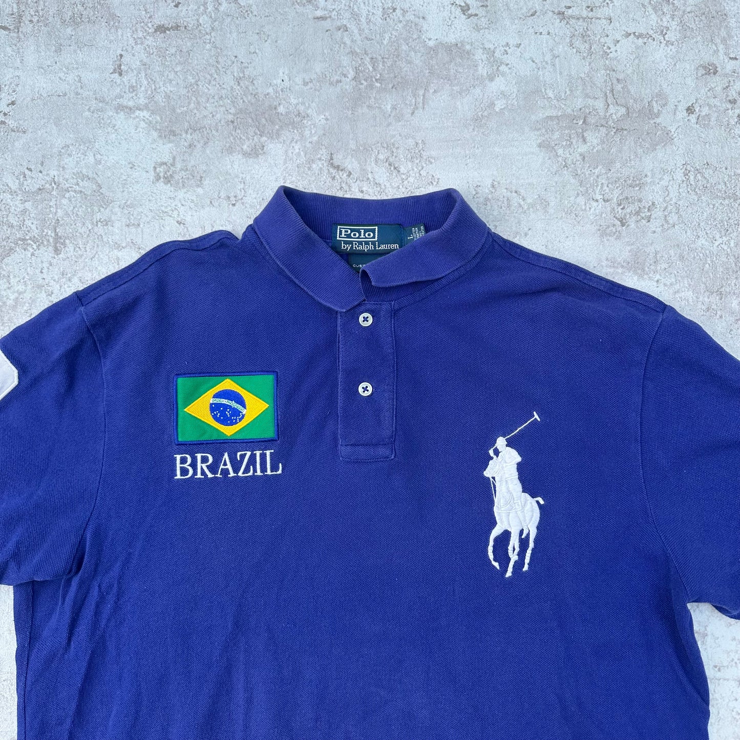 BLUE POLO RALPH LAUREN BIG PONY BRAZIL - L