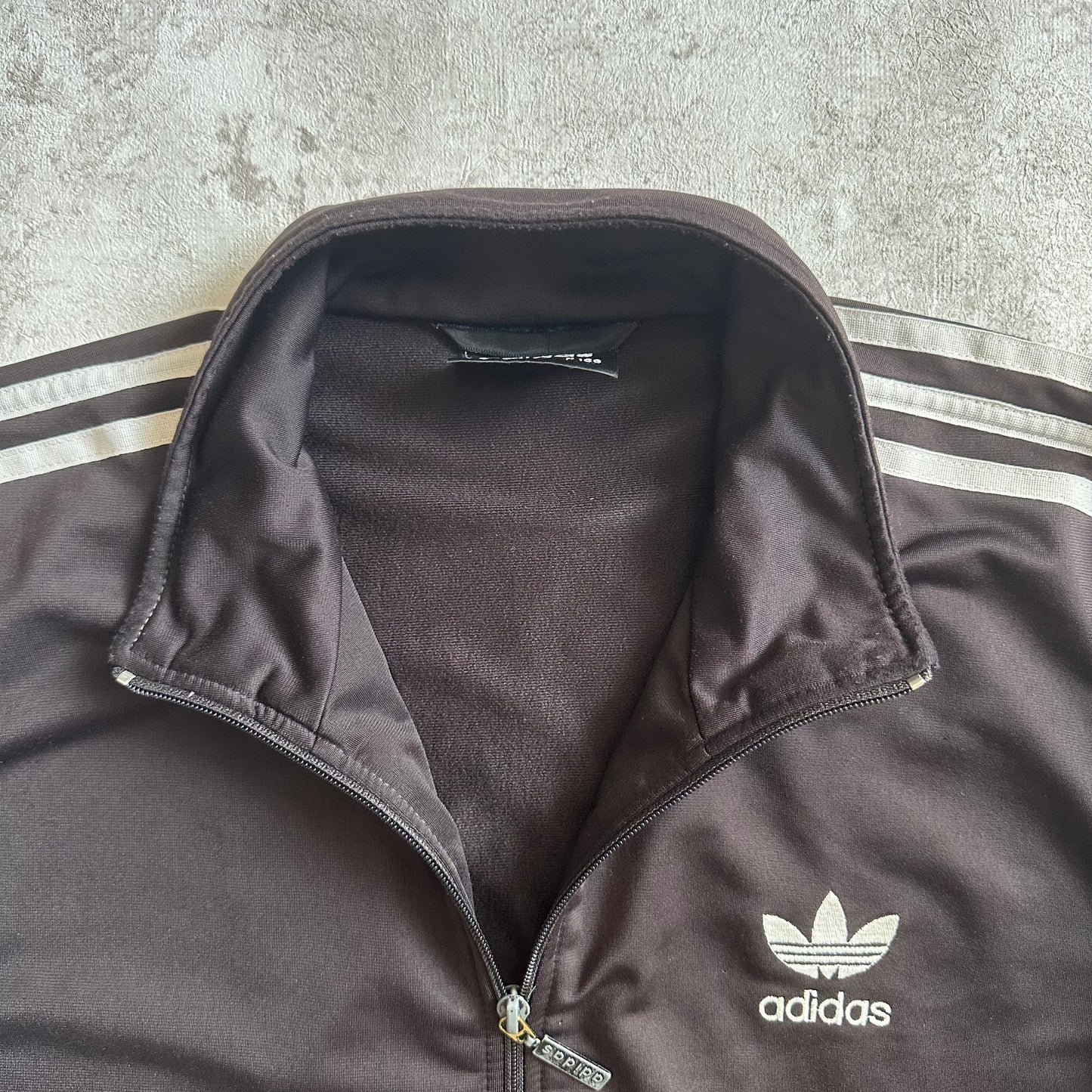 BLACK ADIDAS FIREBIRD TRACKJACKET - 90s - M/L