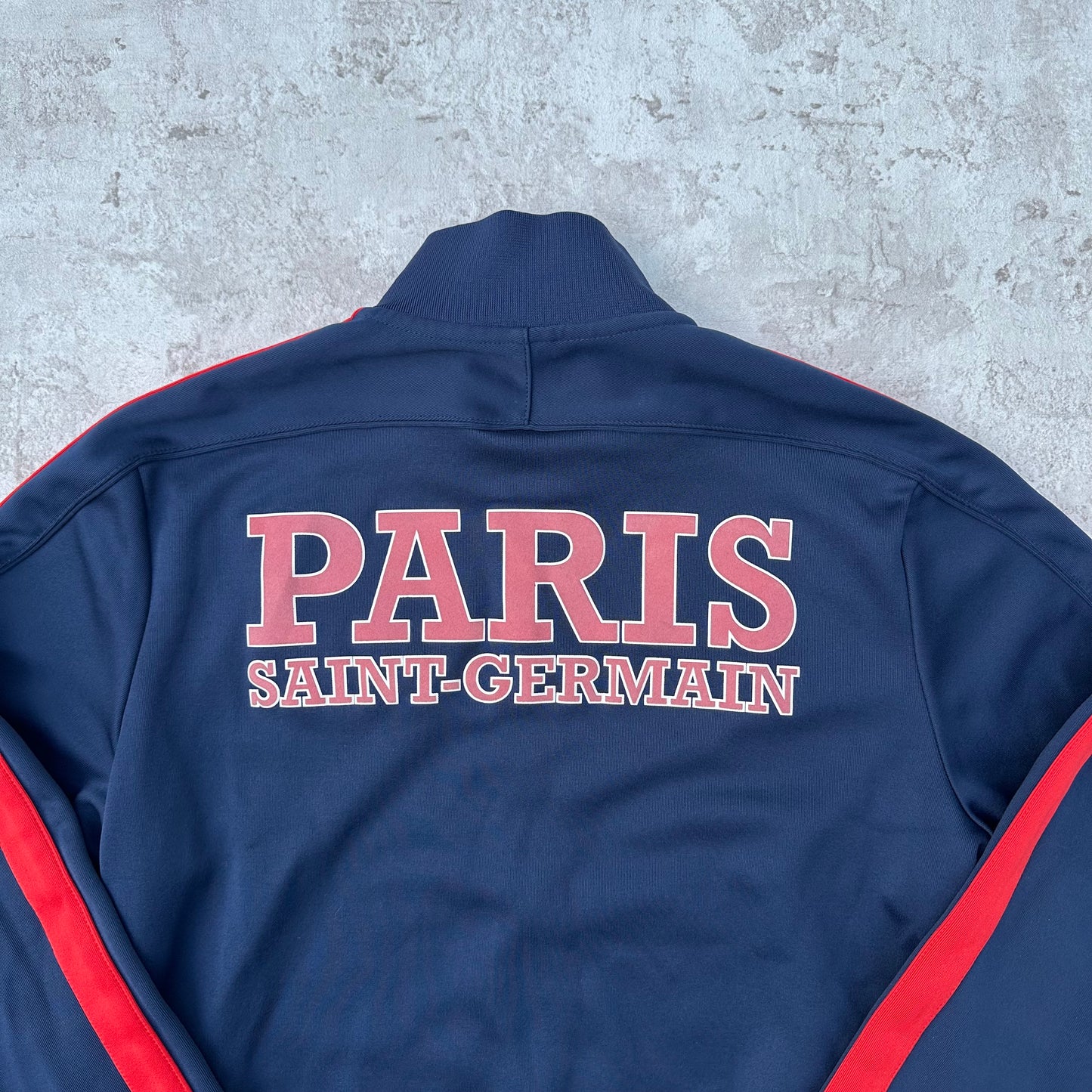 BLUE/RED NIKE PSG TRACKJACKET - 2000s - L