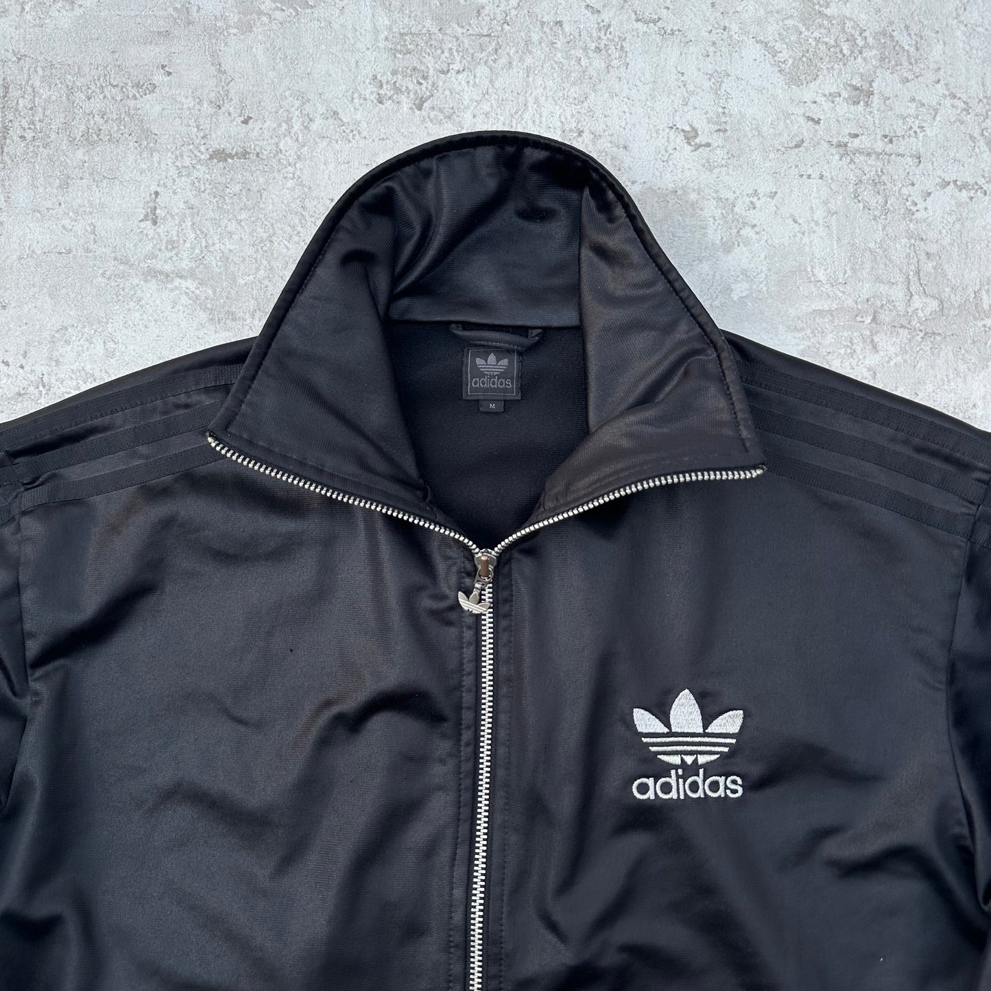 BLACK ADIDAS FIREBIRD CHILE TRACKJACKET - 2000s - M
