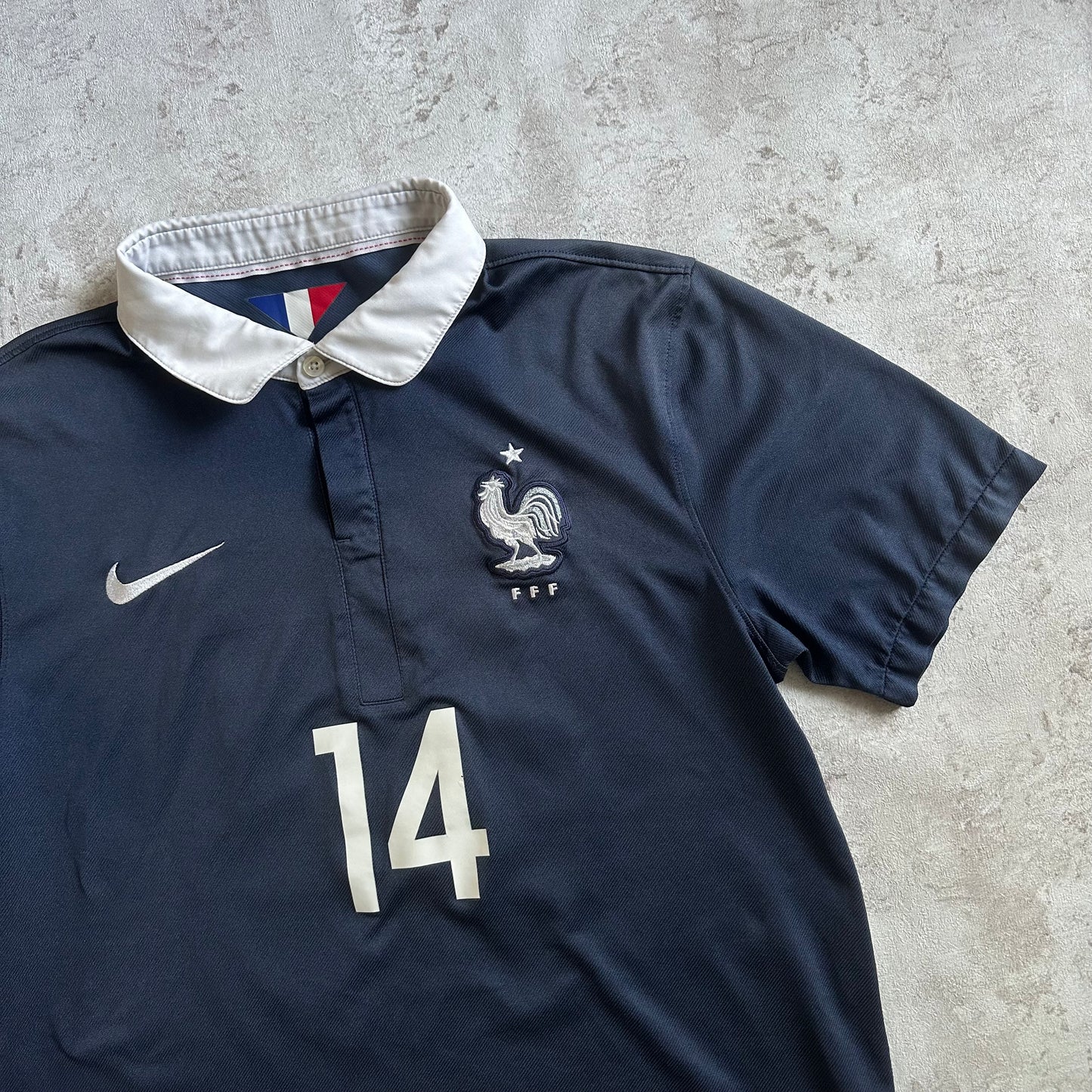 BLUE NIKE MATUIDI TRIKOT FRANCE - 2000s - M/L