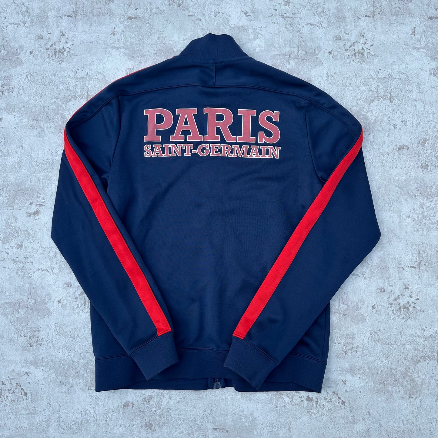 BLUE/RED NIKE PSG TRACKJACKET - 2000s - L