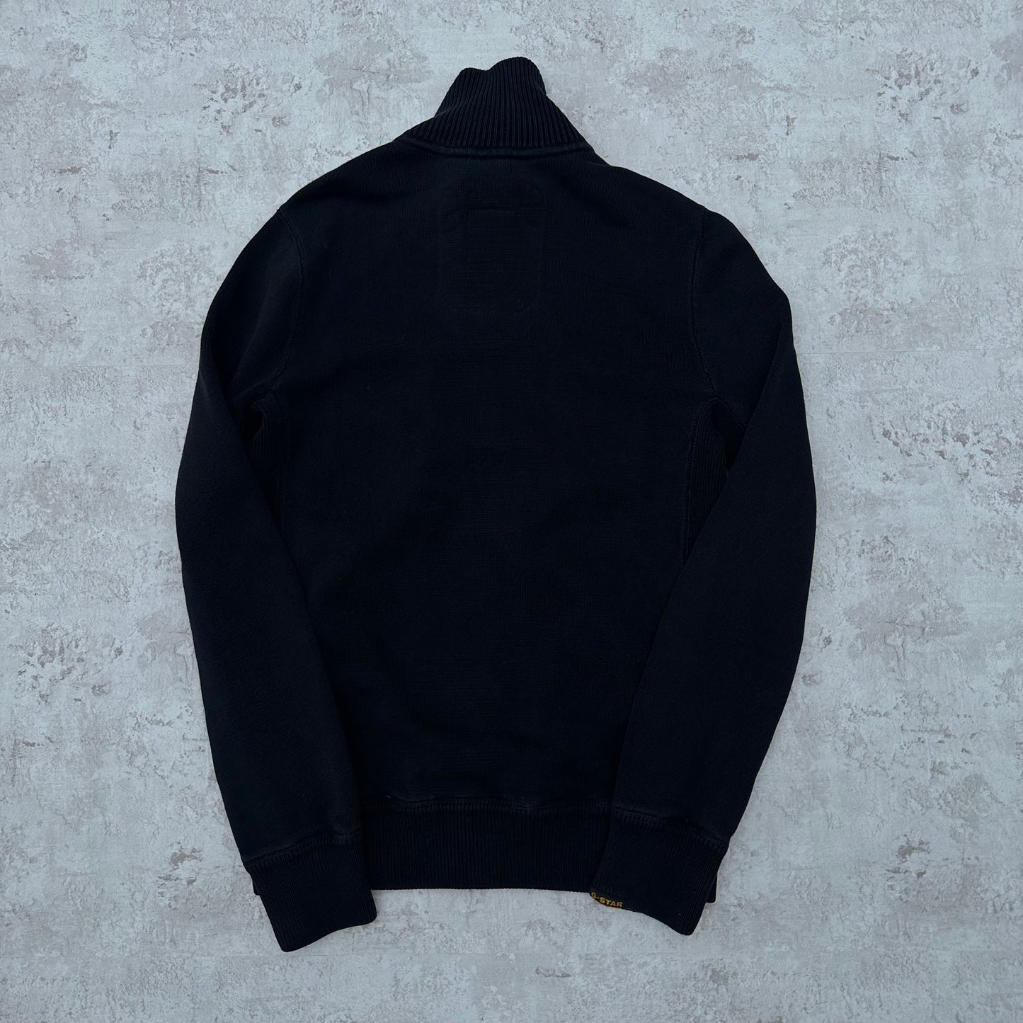 BLACK G-STAR VINTAGE KNIT SWEATER - 2000s - M