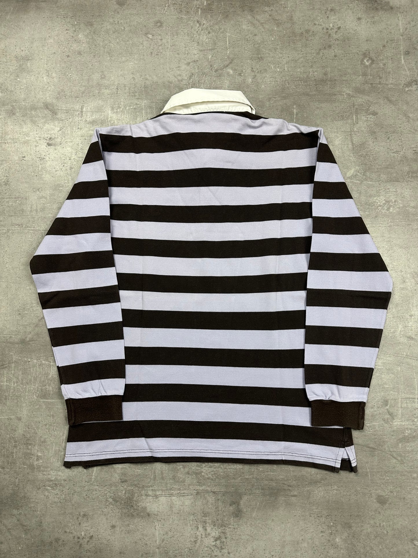 PURPLE/BROWN VINTAGE FRED PERRY LONGSLEEVE - M/L