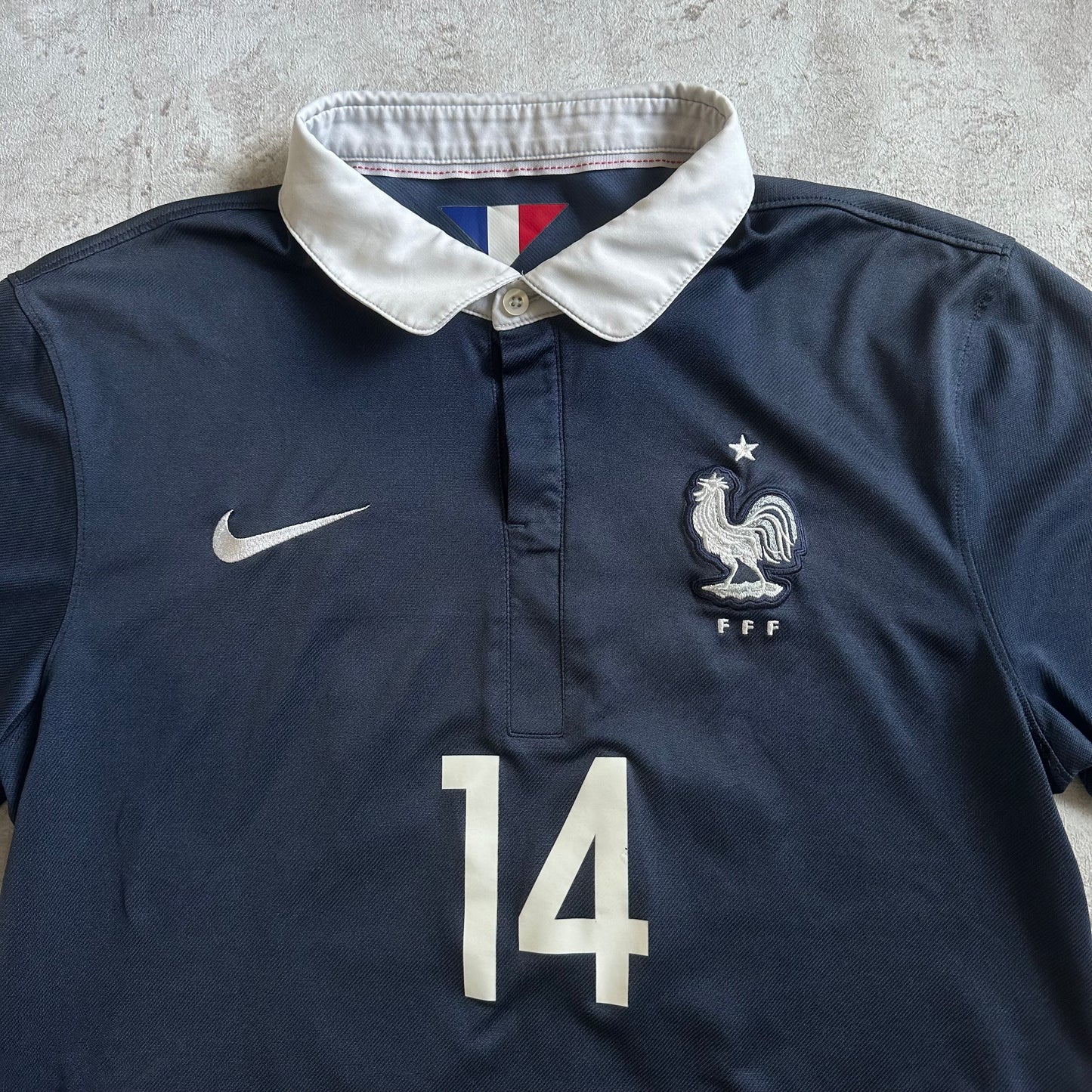 BLUE NIKE MATUIDI TRIKOT FRANCE - 2000s - M/L