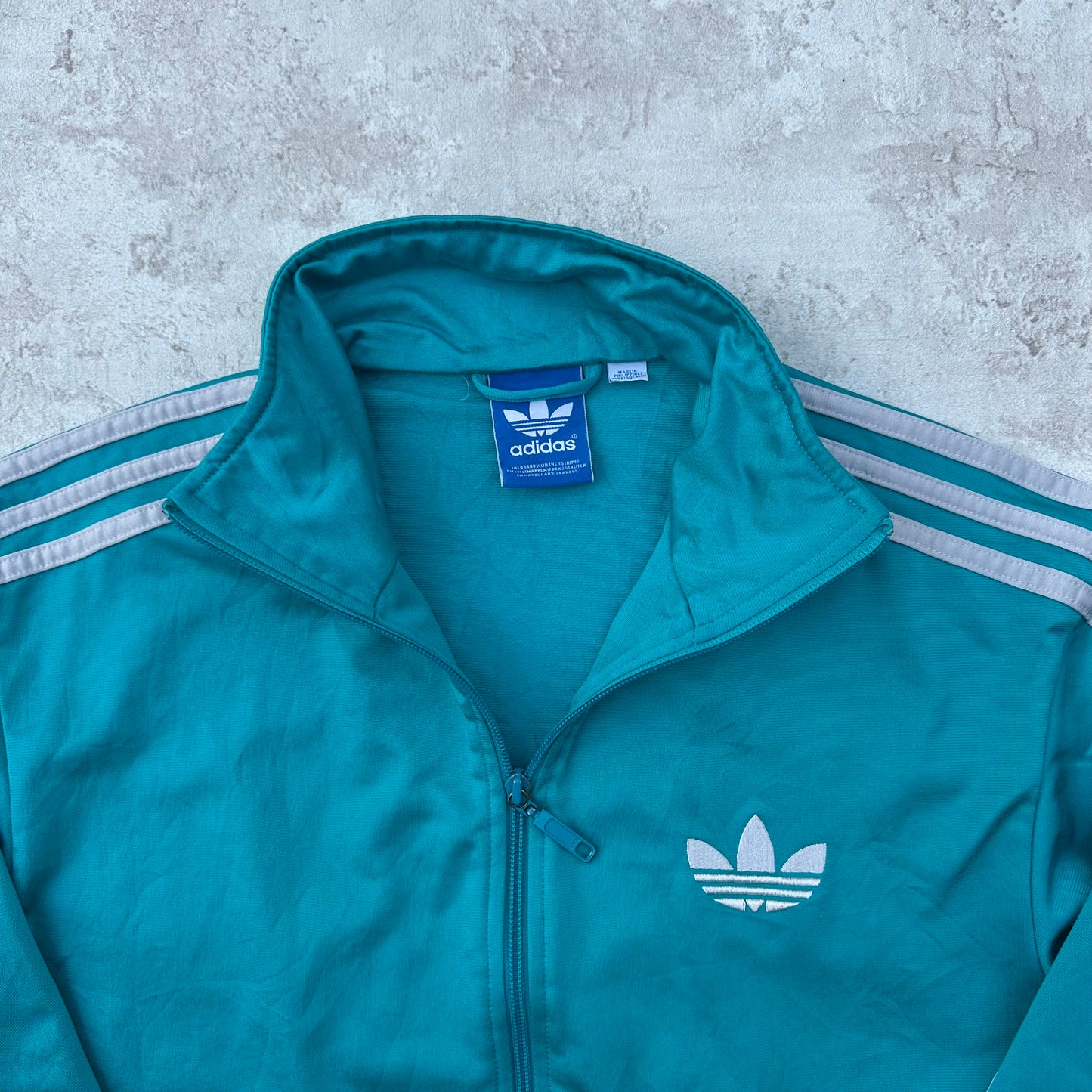 BLUE ADIDAS FIREBIRD TRACKJACKET - 2000s - S