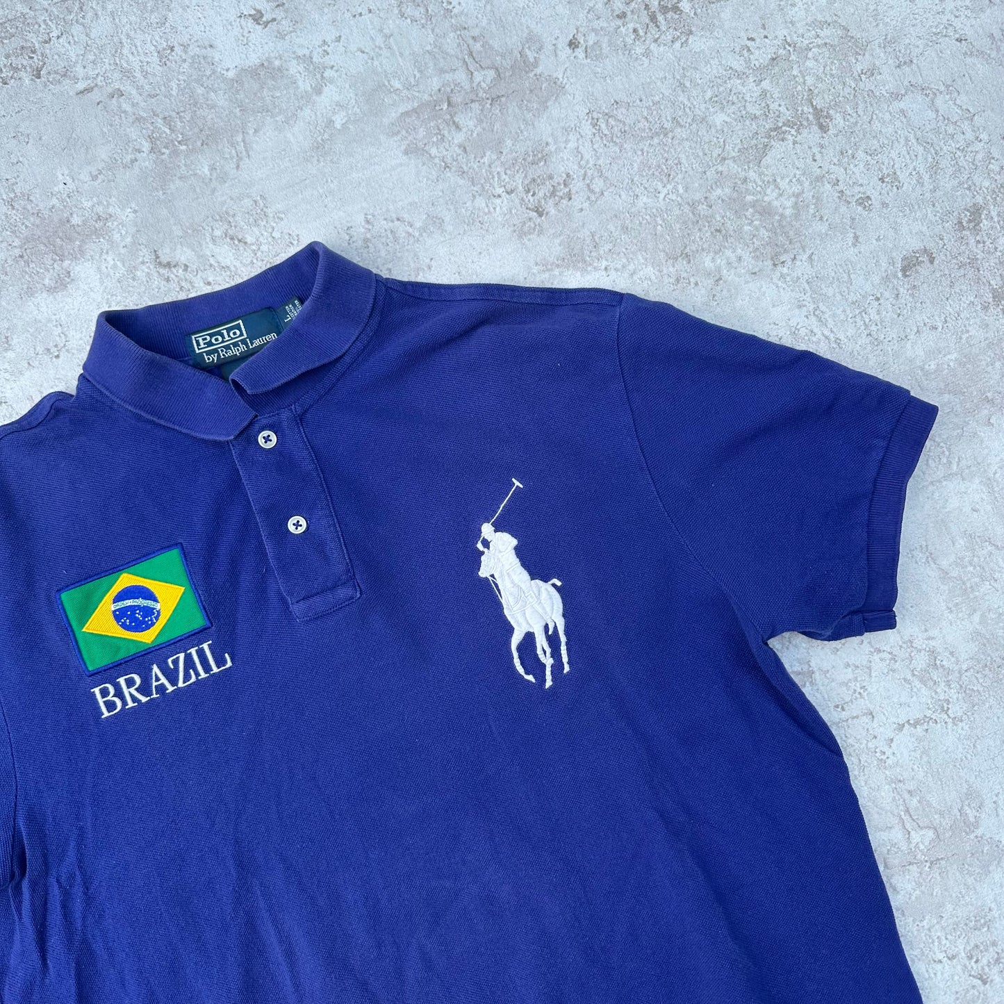 BLUE POLO RALPH LAUREN BIG PONY BRAZIL - L