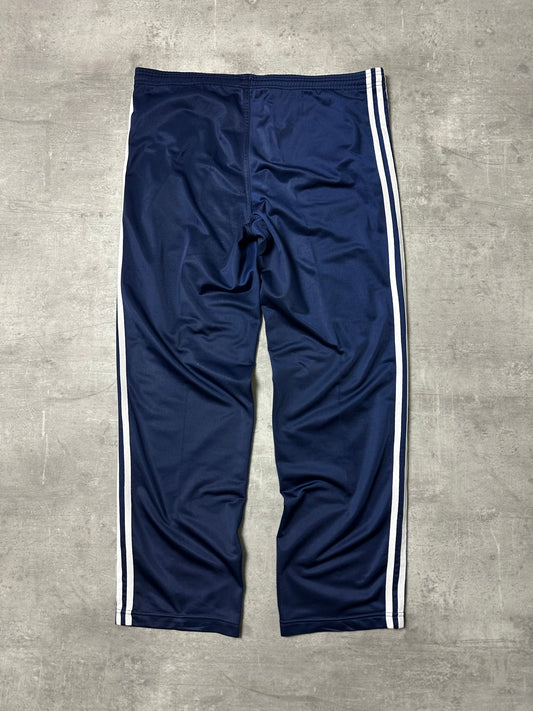 NAVY VINTAGE ADIDAS FIREBIRD TRACKPANTS - 2000s - S/M