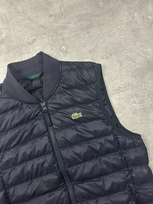 NAVY LACOSTE WESTE VEST Y2K - S/M