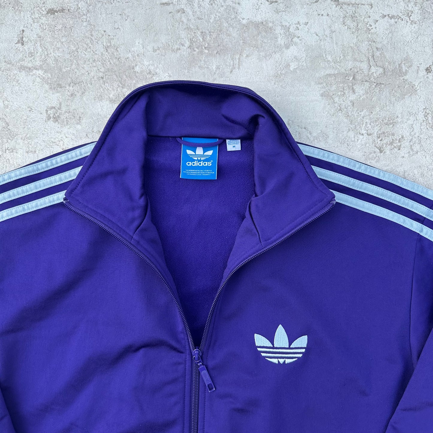 PURPLE ADIDAS FIREBIRD TRACKJACKET - 2000s - M