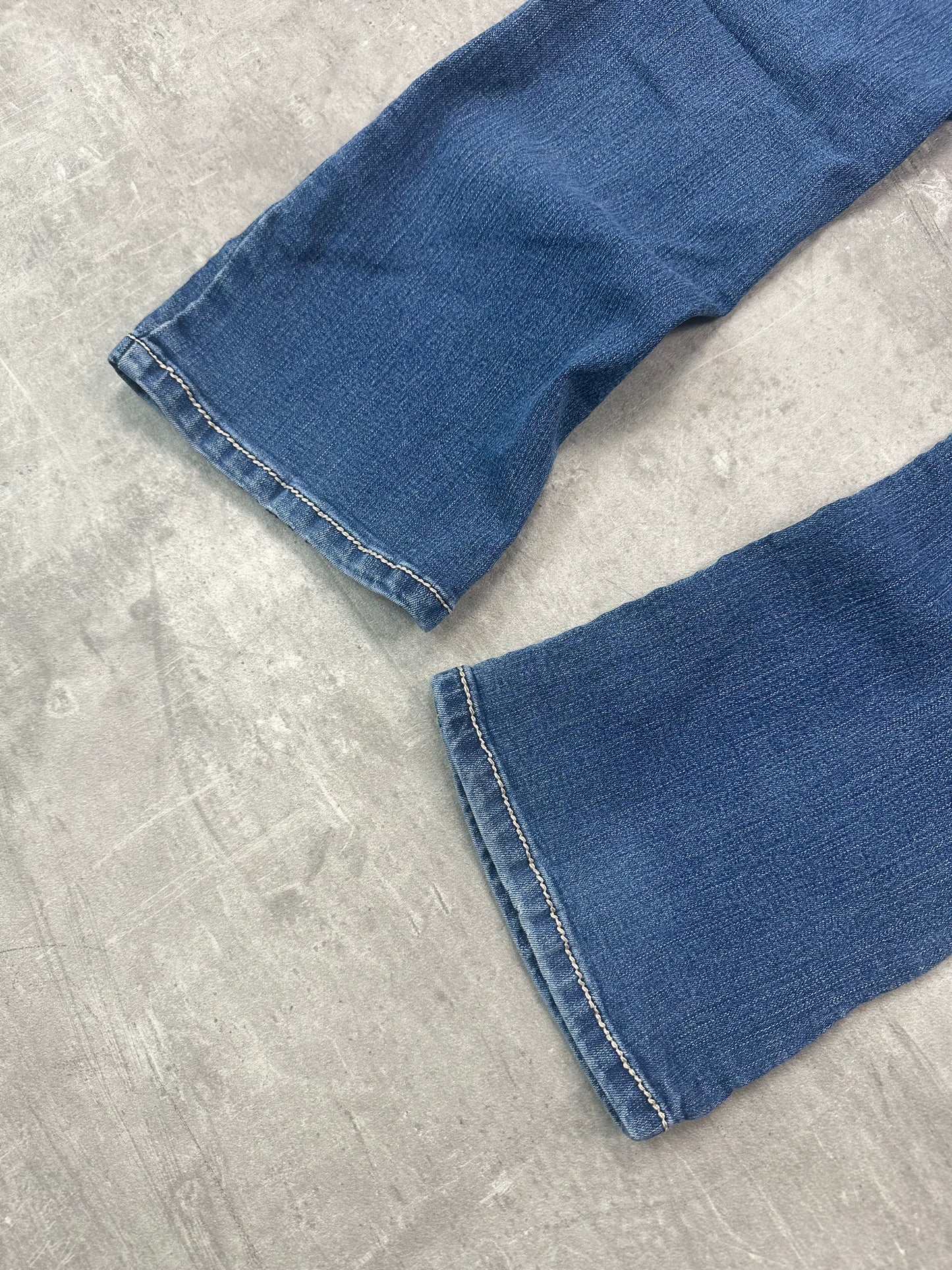 BLUE VINTAGE Y2K MISS ME STYLE BOOTCUT DENIM - 2000s - XS/S