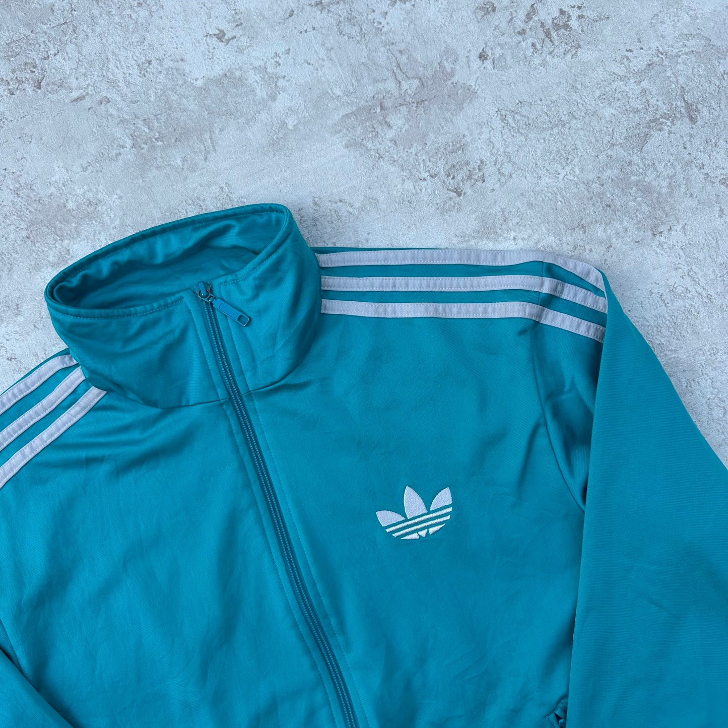 BLUE ADIDAS FIREBIRD TRACKJACKET - 2000s - S