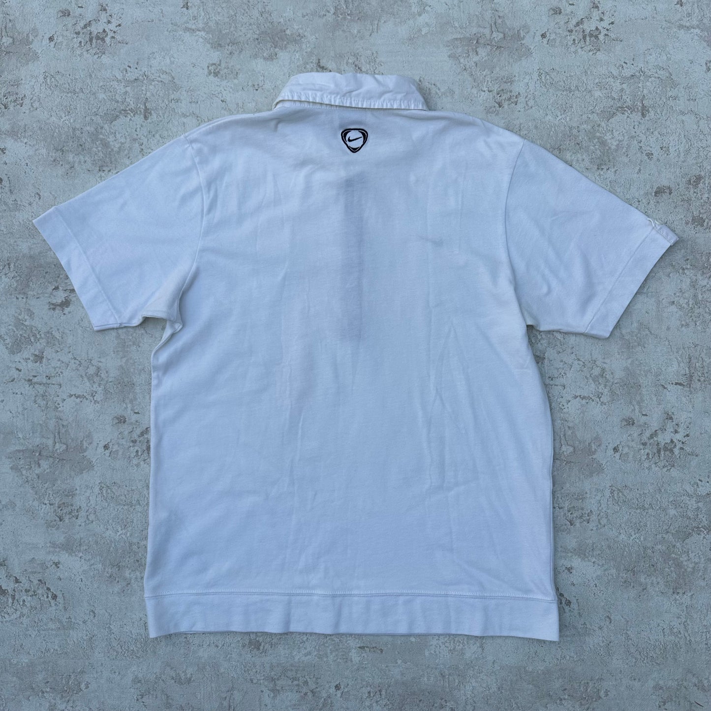 WHITE NIKE JUVENTUS POLO SHIRT - 2000s - M