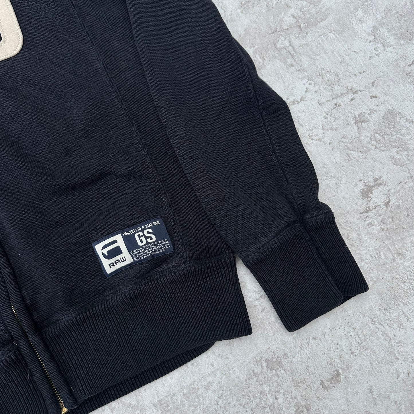 BLACK G-STAR VINTAGE KNIT SWEATER - 2000s - M