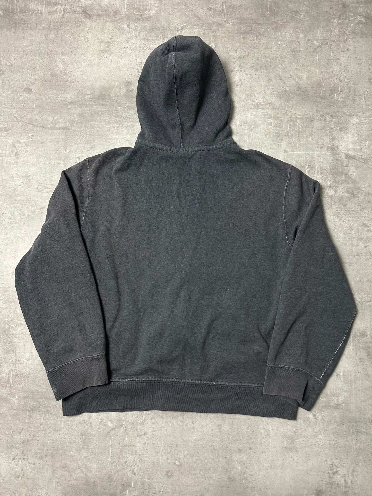 GREY POLO RALPH LAUREN ZIP HOODIE - L/XL