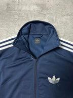 NAVY/WHITE VINTAGE ADIDAS FIREBIRD TRACK JACKET - 2000s - M/L