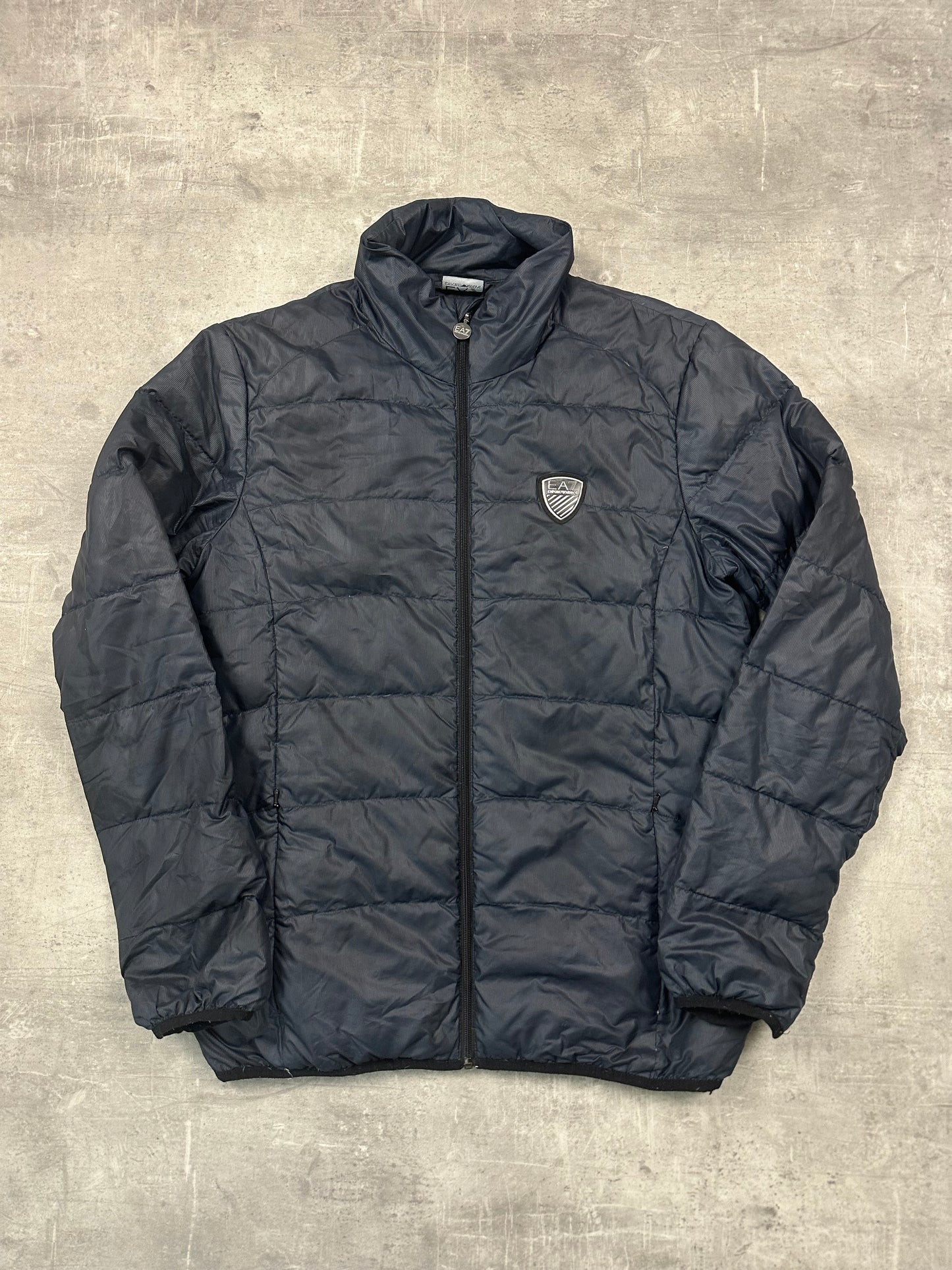 NAVY EMPORIO ARMANI EA7 DOWN JACKET - 2000s - M/L