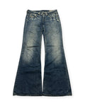 BLUE VINTAGE DIESEL STICHED BOOTCUT DENIM RARE (W)