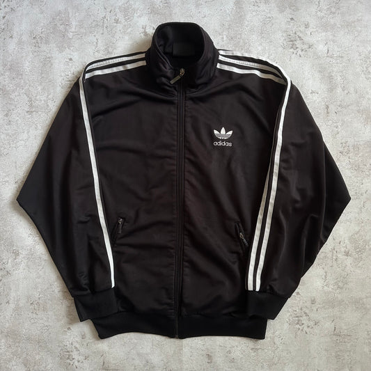 BLACK ADIDAS FIREBIRD TRACKJACKET - 90s - M/L