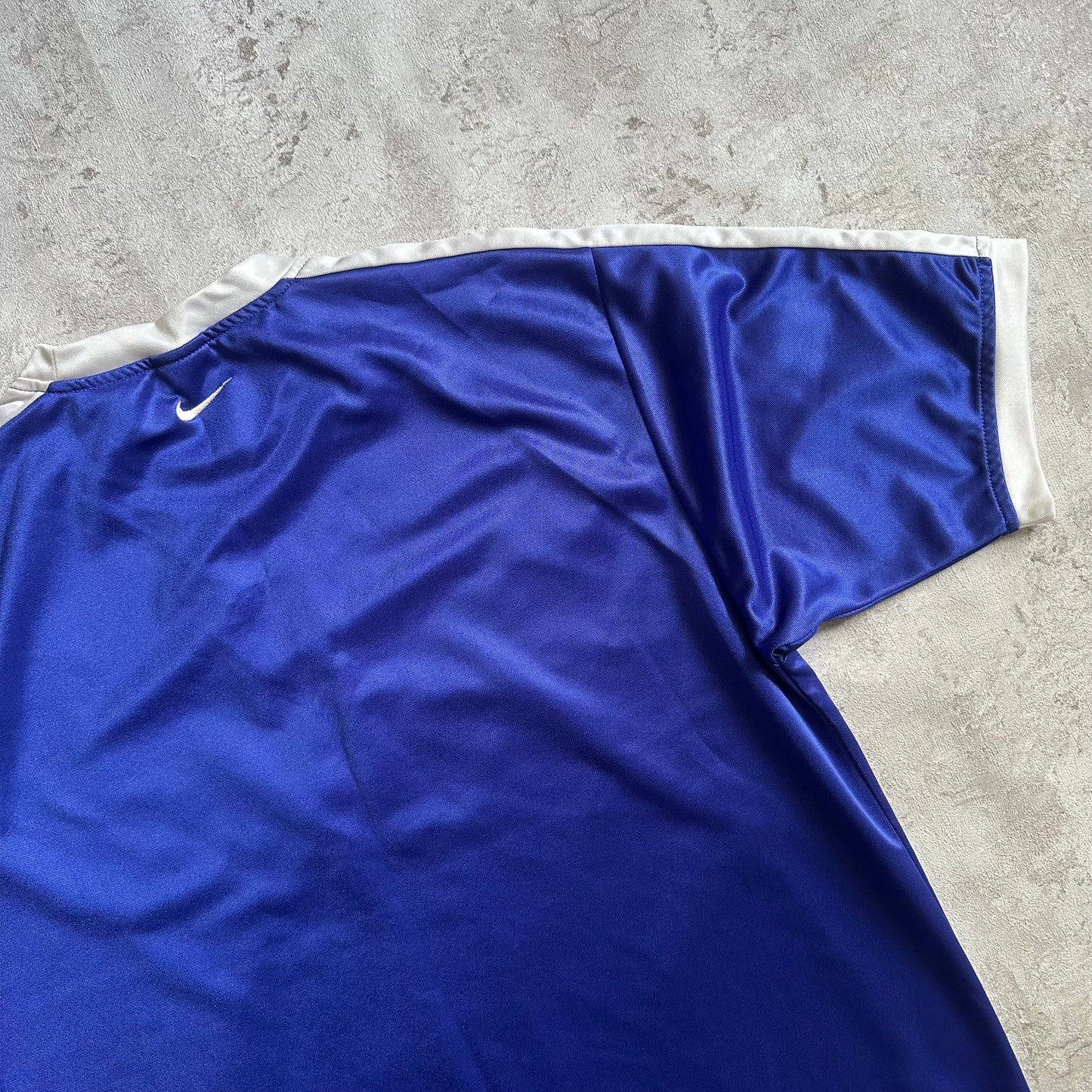 BLUE/WHITE NIKE VINTAGE BRASIL JERSEY - 2000s - M/L