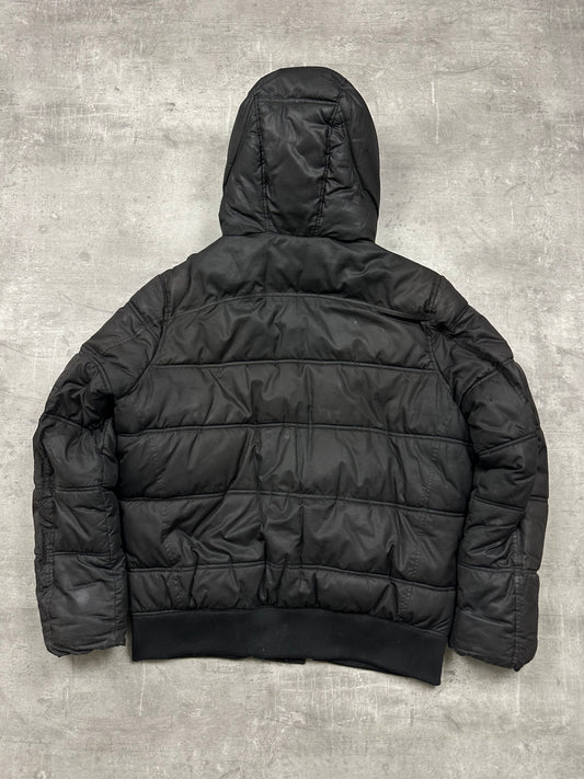 BLACK VINTAGE G-STAR DOWN PUFFER JACKET - 2000s - L/XL