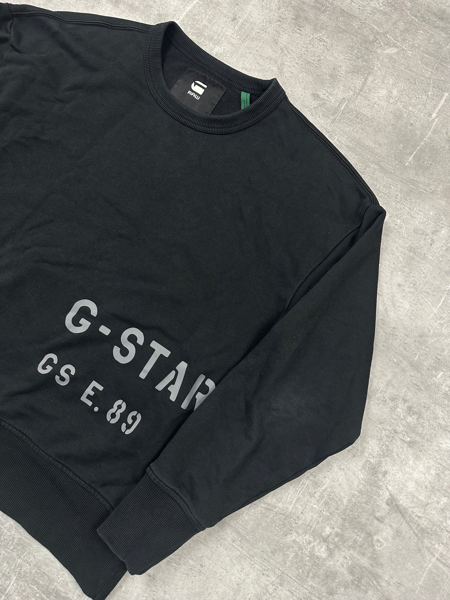 BLACK VINTAGE G-STAR SWEATER Y2K - 2000s - M