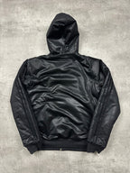BLACK/GOLD VINTAGE ADIDAS CHILE62 WINTER JACKET - 2000s - S/M