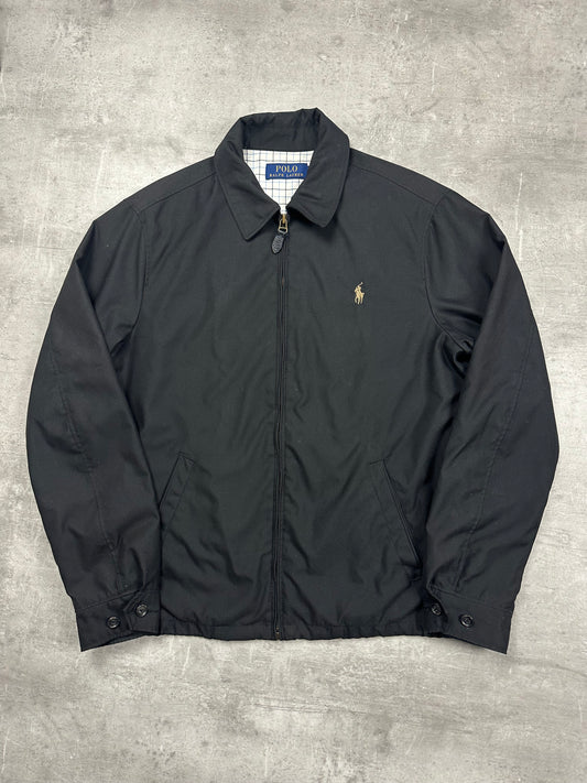 BLACK POLO RALPH LAUREN HARRINGTON JACKET - S/M
