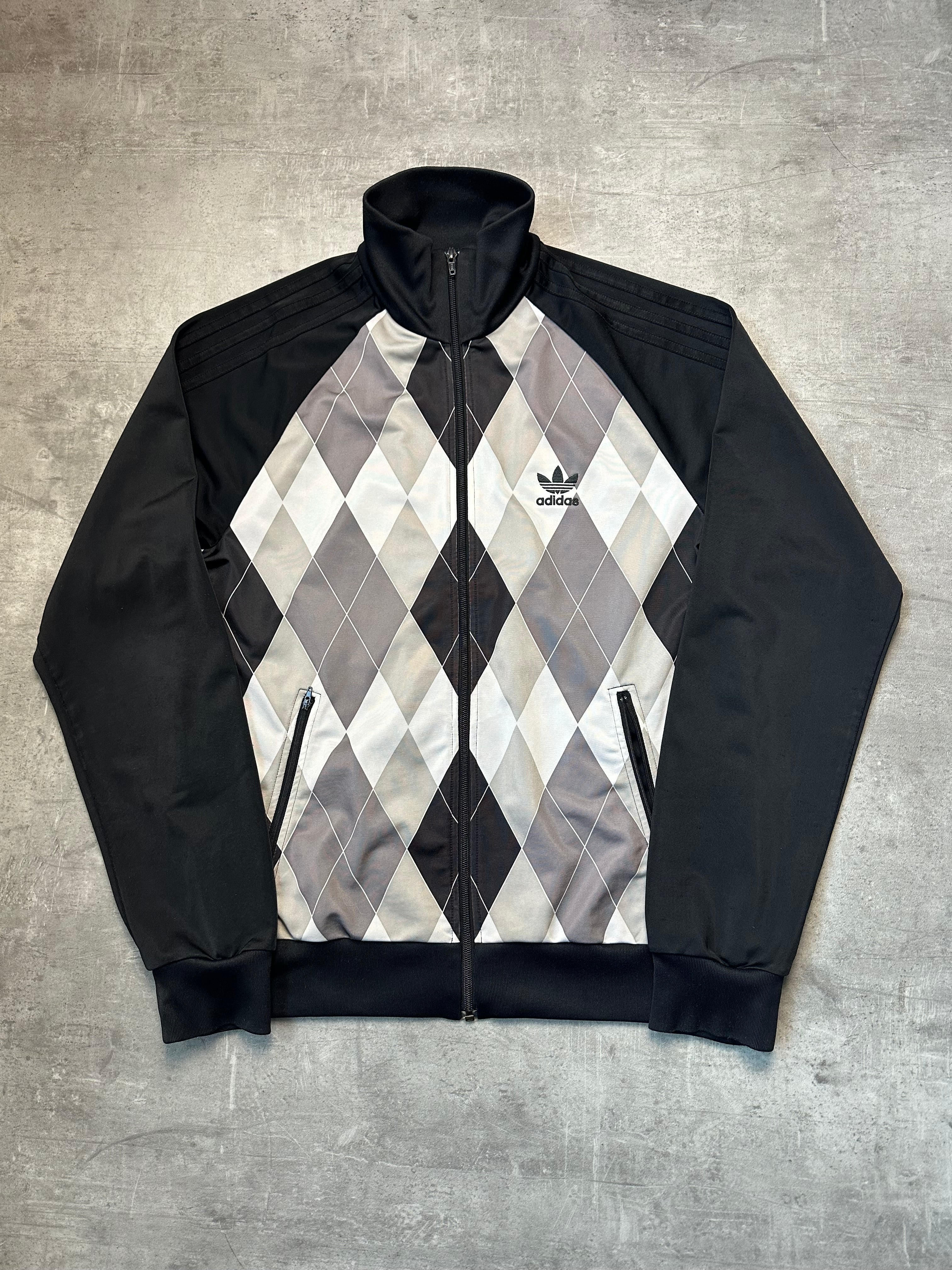 BLACK VINTAGE ADIDAS FIREBIRD TRACKJACKET RARE - 2000s - M/L