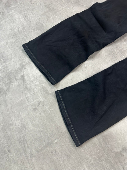 BLACK VINTAGE Y2K MISS ME STYLE BOOTCUT DENIM - 2000s - S