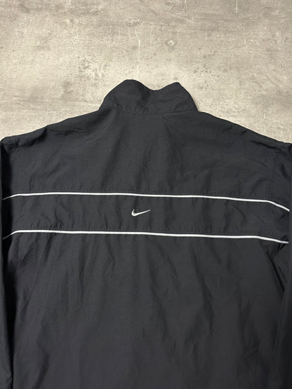 BLACK/WHITE VINTAGE NIKE TRACKJACKET - 2000s - L/XL