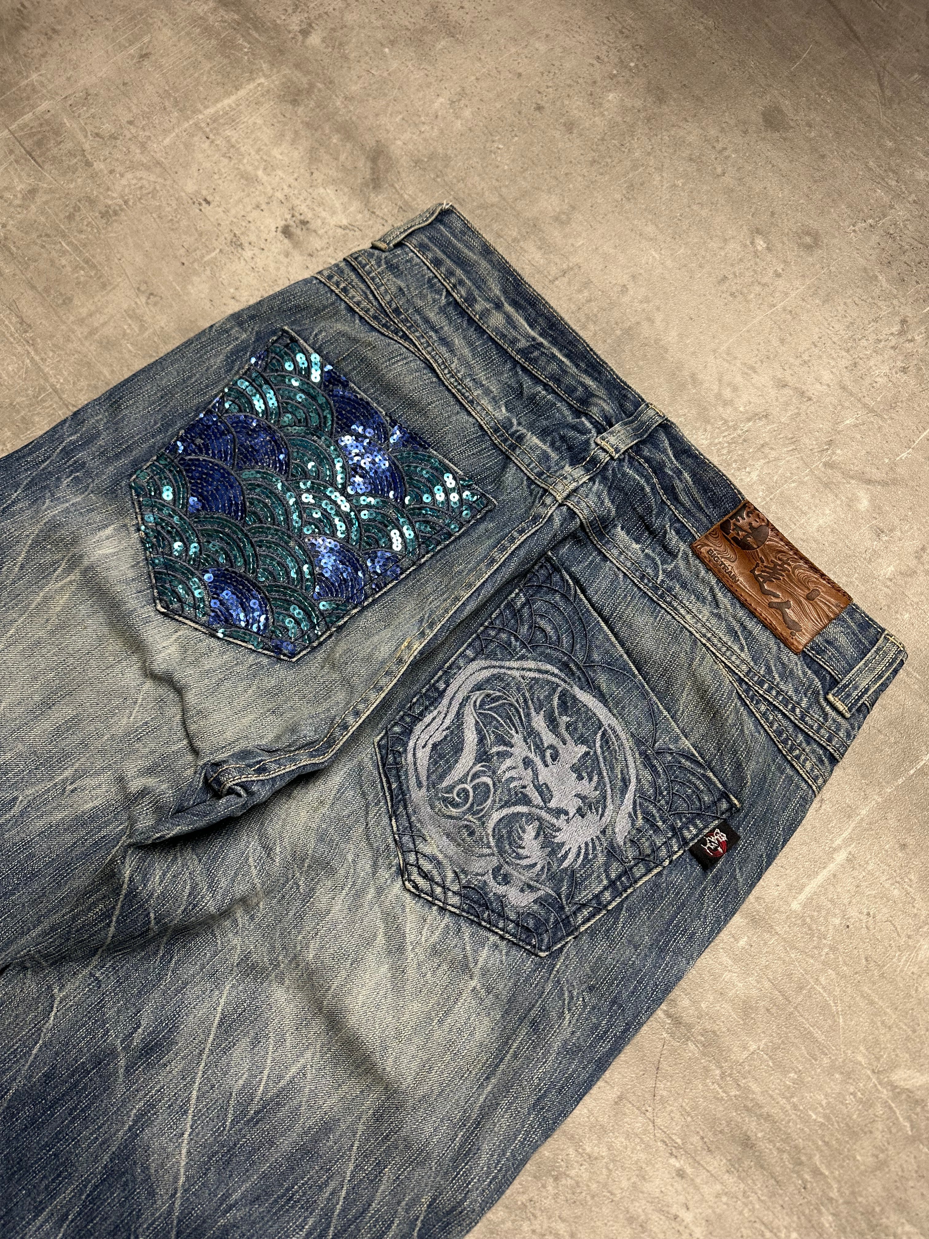 VINTAGE JAPANESE STYLE BAGGY DENIM - M/L