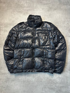 BLACK VINTAGE DIESEL RETRO DOWN PUFFER JACKET - 2000s - L/XL