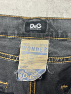 GREY VINTAGE DOLCE&GABANNA SKINNY FIT DENIM (W) - S