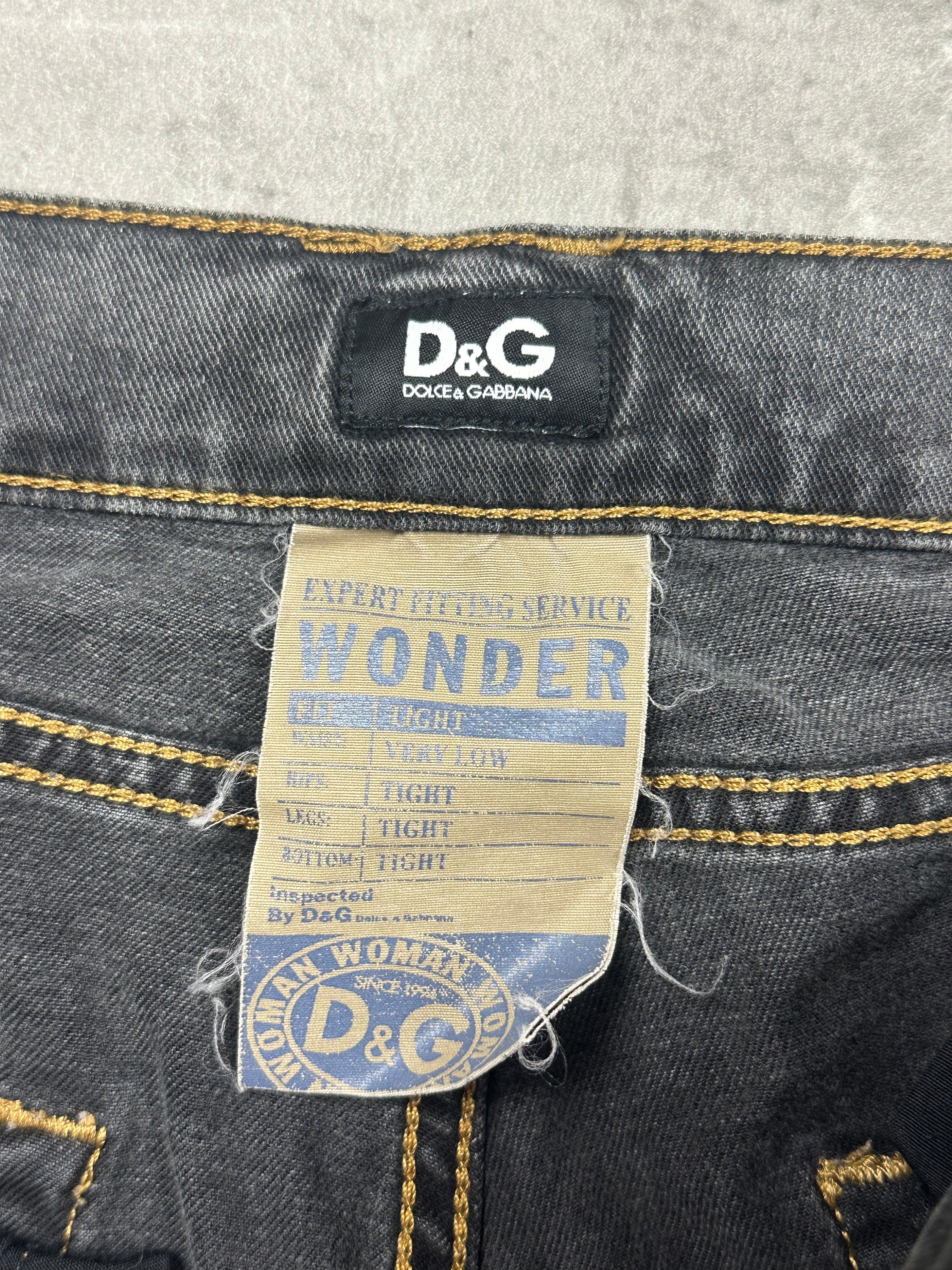 GREY VINTAGE DOLCE&GABANNA SKINNY FIT DENIM (W) - S