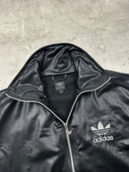 BLACK VINTAGE ADIDAS CHILE62 TRACK JACKET - 2000s - S/M
