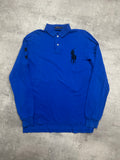 BLUE POLO RALPH LAUREN BIG PONY LONG SLEEVE - M/L