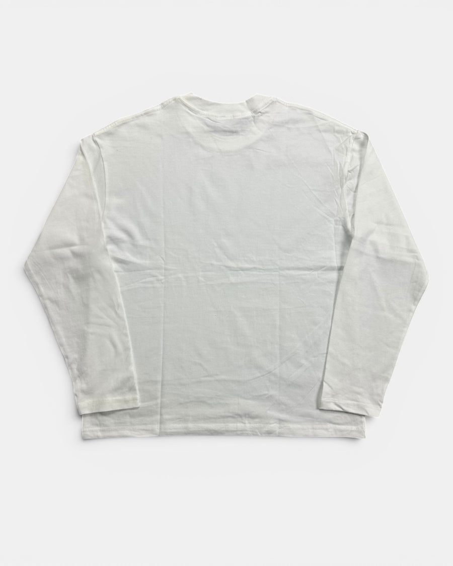 WHITE iPod VIBES GRAPHIC LONGSLEEVE