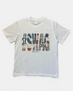 WHITE ASAP ROCKY SWAG SLIM FIT GRAPHIC T-SHIRT