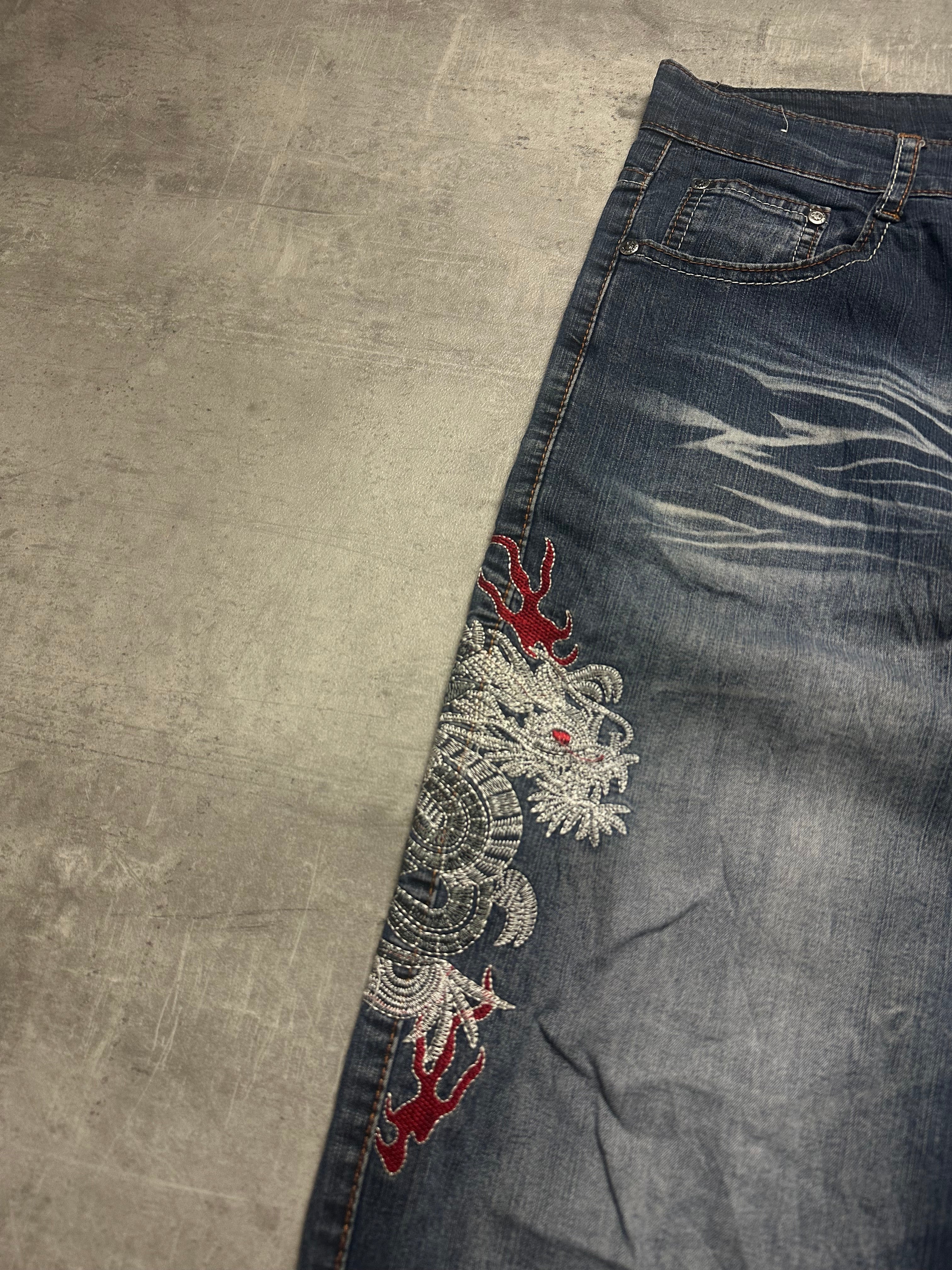 VINTAGE JAPANESE STYLE BAGGY DENIM - M/L