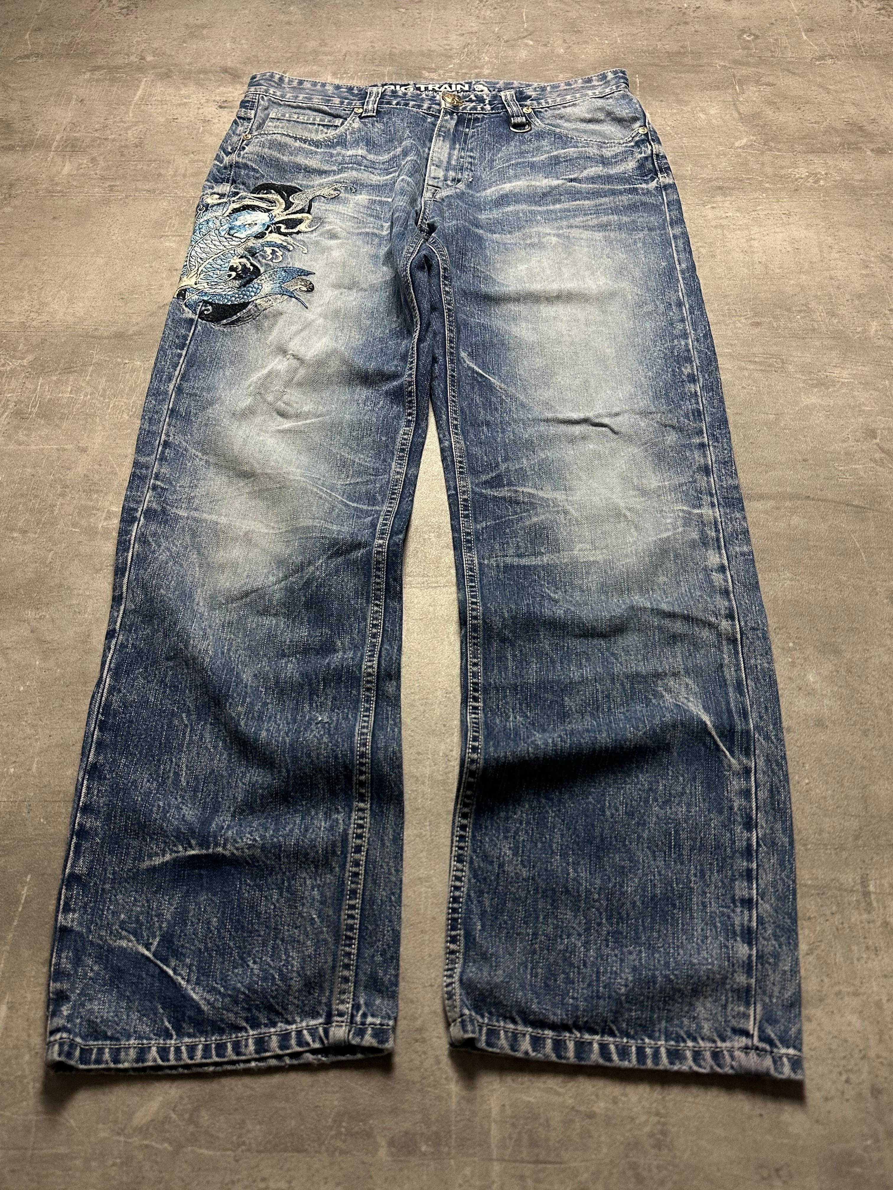 VINTAGE JAPANESE STYLE BAGGY DENIM - L