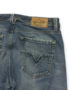 BLUE VINTAGE DIESEL STRAIGHT FIT DENIM