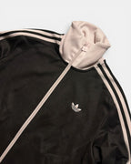 BROWN/ROSE ADIDAS ORIGINALS TRACK JACKET (W)