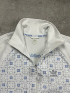 WHITE/BLUE VINTAGE ADIDAS FIREBIRD SPECIAL EDITION 70TH TRACKJACKET - M