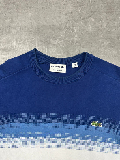 BLUE/WHITE LACOSTE FRANCE SWEATSHIRT - M/L