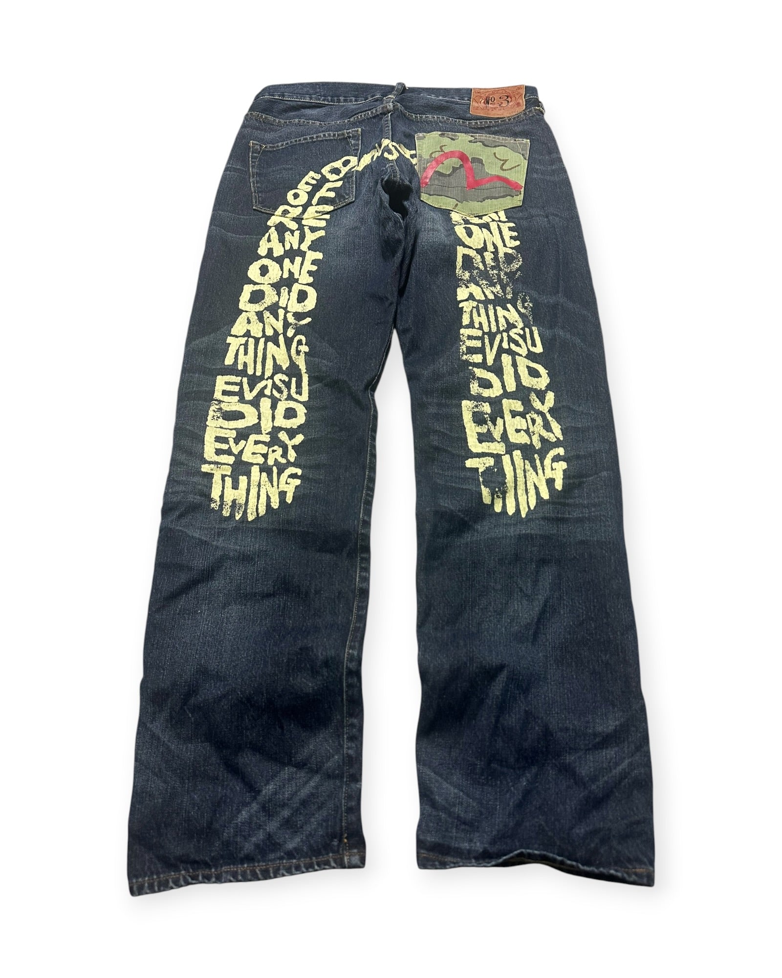 RAW VINTAGE EVISU DIACOCK STRAIGHT FIT DENIM