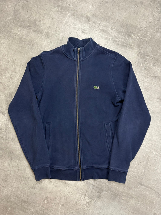 NAVY LACOSTE ZIP SWEATSHIRT KNIT - XS/S