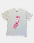 WHITE LIFFEYZ PILATES VIBES SLIM FIT GRAPHIC T-SHIRT