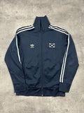NAVY VINTAGE ADIDAS FIREBIRD SCOTLAND TRACK JACKET RARE - 2000s - L